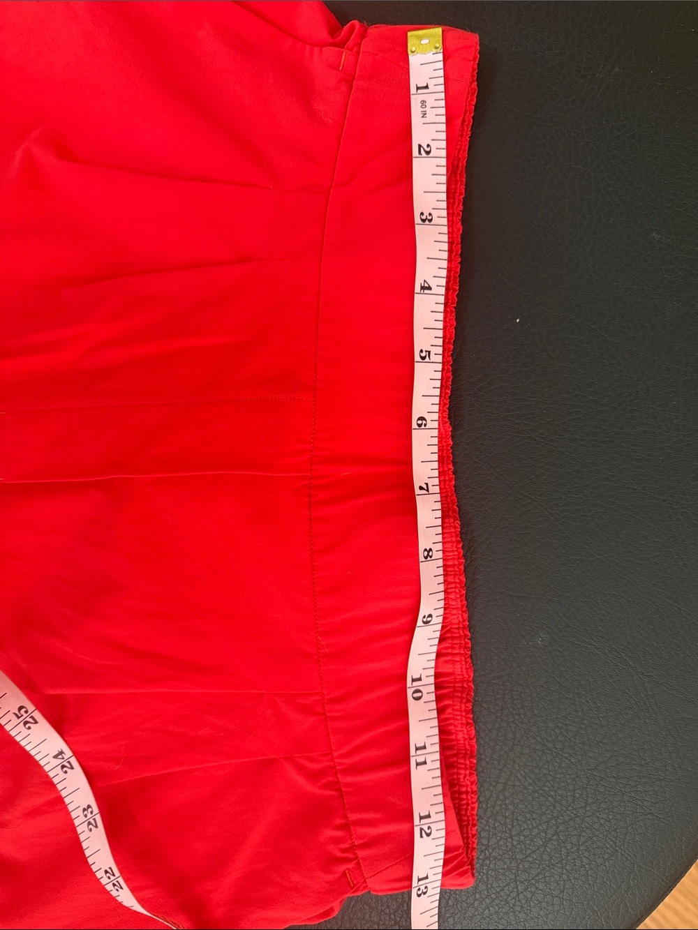 Lululemon Red Crop Pant Elastic Waist - Picture 2 of 10
